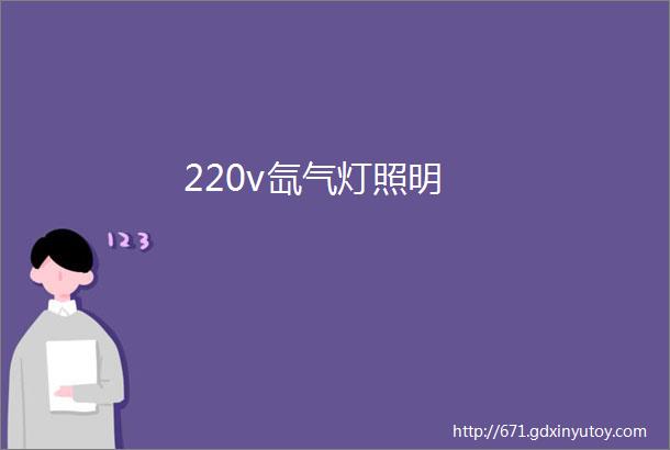 220v氙气灯照明